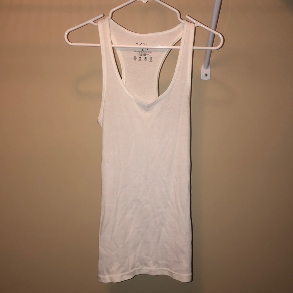 White tank top